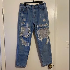 New Distressed Jeans